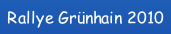 Rallye Grünhain 2010.