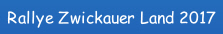 Rallye Zwickauer Land 2017.