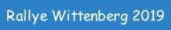 Rallye Wittenberg 2019.