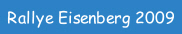 Rallye Eisenberg 2009.