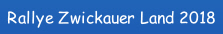 Rallye Zwickauer Land 2018.
